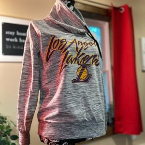 NBA LAKERS sweatshirt. Women’s cowl neck. Size S.
